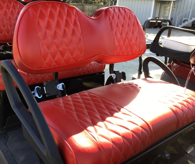 Club Car Precedent Golf Cart Premium™ Diamond Pleated Seat Covers